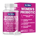 女性Probiotic 50亿 CMU – 支持文摘,布洛特救济,阴道食分和pH平衡 – Urinary Tract & Gut Health – 临床研究 Strains – 非GMO, 60 Capsules