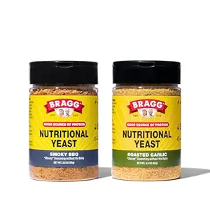Bragg 营养类 Yeast Seating Varigeal Pack - (2 Pack) 3 oz - 奶油-无乳酸奶酪代用品 - 适合沙拉、面条、爆米花和更多