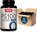 Jarrow Formules PS100 Posphatidylserine 100 mg,大脑健康和认知支持膳食补充,120 Capsules,40-120日供应,包12