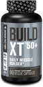 Jacked Factory Building-XT 50+ Daily Muscle Builder - 肌肉恢复补充 & 肌肉构建器 男女配有 KSM-66 Ashwagandha, Primavie Shilajit, ElevATP, & Astragin - 90 计数