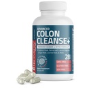 Bronson高级Colon Cleanse Premium 14 Day Cleanse & Detox Formula with Psyllium Husk, Senna Leaf, Cascara Sagrada, Ginger Root, Licorice Root & More, Non-GMO, 28 Capsules (英语).