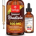 57 000 MG Liposomal Active Rhodiola Rosea 补编、Rhodiola 根提取剂、高吸收液体、Rhodiola Rosea 根提取剂能源、压力、Mood、Vegan、60毫升