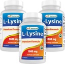 Best Naturals L- Lysine 1000mg 180 平板电脑(180 count of 1) (3瓶)