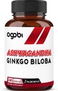 a. Ashwagandha 配有 Ginkgo Biloba 补编—— 免疫系统、能源生产、记忆健康和焦点的超级提取公式—— 240 维吉卡普尔