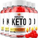 (5 Pack) Ignite Keto ACV Gummys - 高级公式 Ignite Keto Plus ACV Gummys Apple Cider Vinegar Ignite ACV 饮食补充 男子(300 Gummy)