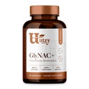 Utzy Naturals GlyNAC+ Glycine & NAC (N- Acetyl cysteine) ++ 1000 mg 与维生素 B2 配合生产 Gluutathione ++ 90 Capsules