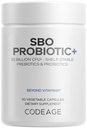 编码 SBO Probiotics, 50亿 CMFOs pervice, 多种草原土壤基有机物 混合剂和有机发酵植物 混合剂, 稳定剂, 90 Capsules