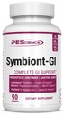 PEScience Symbiont-GI, 锌卡诺辛·佩普津 GI和大陆架稳定亲生蛋白, 男女消化酶补充剂, 与 Slippery Elm Bark, 30日供应