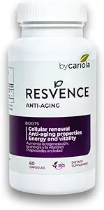Resvence Resveratrol 补充 Capsules - 抗氧化剂 - 增强免疫系统 - 能量和生命力 - 细胞更新 - 支持一般福利 - Resveratrol - Camu Camu - 60个Caps