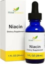 液体维生素B3 滴水 - 冷加工的Niacin 补充剂,支持舌头和皮肤健康 - Vegan,非酒精和质量测试。