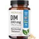 DIM 补充200 mg(120 Ct) 女性和男性雌激素平衡 荷尔蒙平衡 荷尔蒙辅酶 更年期 抗氧化剂和PMS 支持 | 非GMO, Vegan, Soy Free | 4个月供应
