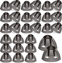 Geiserailie 30 Pcs 听力援助 Domes 8mm 听力援助 Open Domes 替换 中度听力援助辅助器件 兼容 GN 响应听力援助耳提示
