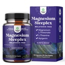 高吸附性镁睡眠补充剂 - 休息支持 Magtein Magnesium L-Threonate 和 Apigenin Theanine 用于睡眠和男女休息 - Mg L-Threonate Melatonin 免费睡眠援助 - 90 Ct