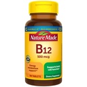 自然制造维生素 B12 500 mcg,能源代谢支持的饮食补充,100平板,100天供应