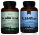 自然节奏 康定 捆绑 - 三焦 150mg 镁,120 Capsules + B-CALMplex, 独特的维生素 B 混合剂, 90 Capsules