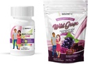 BariatricPal Duodenal Switch 完整的30天供应维生素包(无冠状钙 配有抗生素的奶油软菜-野葡萄)