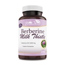 Berberine HCL 1200mg 配有:牛奶硝酸盐和锡兰桂、Ampk 代谢活性剂、健康免疫系统和胃肠井、40种服务品、120种Veggie Capsules