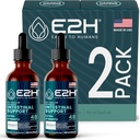 E2H 高级肠道支持 -- -- 促进口腔健康和消化系统 -- -- 禾木和黑胡桃提取 -- -- 非GMO、Vegan -- -- 2瓶