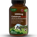 Bovine Colostrum Capsules 1000mg Capsules 配有 Lactoferrin 辅料, Bovine Colostrum 支持免疫系统, Gut 健康与呼吸系统 - 60 Bovine Colostrum Capsules by Amatec Life