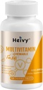 Heivy Toddlers 多维他命、儿童可嚼食维生素D3、C、维生素B12、B6、维生素A、E和锌促进免疫支持和健康,120块可嚼食用药片