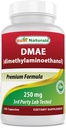Best Naturals DMAE 补充250 mg 180 Capsules - 二甲基氨基乙醇比特酸酯