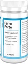 FitForMe Bariatric 多维塔明斯铁在Gastric Bypass之后的补品 - 一日一费罗福特石板 - 火铁供应10天(Forte Chewable的Iron促进器)