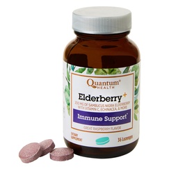 量子健康长莓 + Lozenges + Raspberry 提供强大的免疫支持 + Echinacea 和维生素C + 336 计数