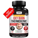 Kaya Naturals Oxy Burn - 积极生活热源草药公式 - 非GMO & Gluten-free - 180 Counter