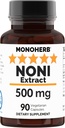 NNOI 提取500毫克 - 90维卡普尔 - Morinda Citrifolia - 90 服务