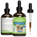 Petwelling BM Tone-Up Gold for Dogs & Cats - 支持健康的消化功能,固体工具,正常的鲍尔运动,Bayberry - 兽医-缩写草药补充4 oz (118 ml)