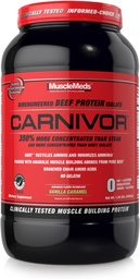 MuscleMeds Carnivor, Light Brown, Vanilla Caramel, 1.95英镑(一包)
