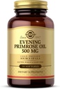 Solgar Evening Primrose Oil 500 mg - 90 软胶 - 冷压 GLA的来源 - Gluten Free, 奶油 - 90 服务