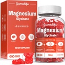 Gumalif的700mg 镁Glycnit Gummys 增强放松, 提供无糖混合 受益者营养。 每个框包含60个数(60个数, Boysenberry)