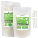 XPRS Nutra Vegan 大小 1 分离的卡普勒斯 - 1000 个计数 清空卡普勒斯 在包中分离 - Pills 1 用于 DIY 补充填充