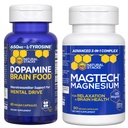 多巴胺脑食品 + 磁性镁包 - Chelated Magnesium Complex - 支持脑健康与精神驱动器 * - 150 总盖