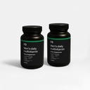 Ro Daily Multivitamin for Men QQ支持体育活动,脑+心脏健康,以及带有23个关键营养物的免疫系统,包括钙,镁,锌的60天供给(120块)