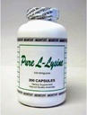 纯L LL 赖氨酸 500 mg 200 Cap