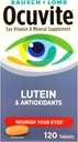 Bausch & Lomb Ocuvite 与 Lutein - 120 块牌匾