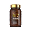 索斯诺夫斯基博士的生物活性海 Moss → 8-in-1 配方丰富了黑种子, Ashwagandha, Turmeric, Manuka Honey, Lion's Mane, Royal Jelly, Bee Propolis extraction → 60 Capsules