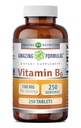 神奇的维他命B6配方 – 每张100毫克 – 平板块 – 非GMO – Gluten-free – – 在美国制造 (1 Pack, 250 Counter)