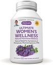 安德烈·勒斯曼(英语:Andrew Lessman) 终极女性健康 360 Capsules - 自然释放更年期症状,PMS,Perimenopause with Soy Isoflavones, EGCG, Cranberry, Indole-3-Carbinol. 容易燕子笼盖