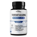 Real Science Throat & Lung Detox Capsules to Clearing Mucus, Sore Throat & Support Breathing – 肺部支持补充Vinitrox,GABA,长期咳嗽和呼吸救治维生素C & D, 60 Caps