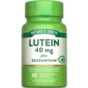 大自然的真理Lutein和Zeaxanthin 补编 | 40mg | 30 Softgels | Non-GMO & Gluten Free