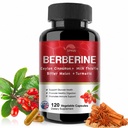 Berberine Supplement 19,060mg, 伯伯林与锡兰锡桂,Bitter Melon, Millk 硝酸盐,伯伯林HCl Supplement(120 Capsules)