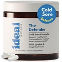 L-Lysine Cold Sore 治疗有免疫支持的唇 - L L L Lsine 1000mg Capsules, Chaga, Bee Propolis, 维生素C, Zinc & Licorice 根提取 - 非GMO, 蔬菜, 60 Capsules for Men and Women
