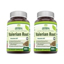 草药秘诀 Valerian root 500 Mg 补充 QQ Veggie Capsules QQN-GMO Gluten-free QQ 在美国制造(2 Pack, 120 Counter)