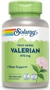 SOLARAY Valerian 470 mg – 放松支持(180 CT)