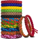 蚊虫 Repellent Bracelets, DEET- Free, 个人包装的 PU Leather 昆虫和虫虫 Repellent Wrist 乐队(24页)