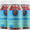 NYUM营养TM 有机体 KSM-66 Ashwagandha Gummys, 3-Pack, 混合野生树莓