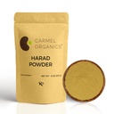 CARMEL ORGANICS 哈拉德/哈里塔基果粉 8 Ounce 或 0.5 Lb/227 格拉姆(1套) 天然 | 无 添加防腐剂 | 非GMO | Terminia Chebula 粉